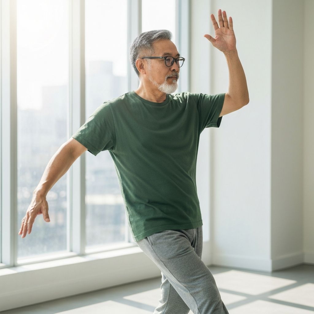 Person exploring conscious movement